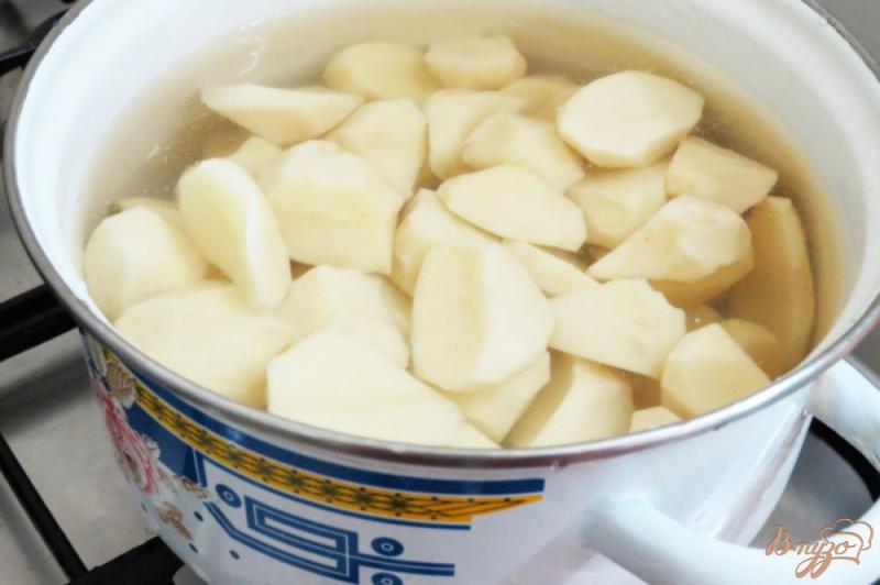Фото приготовление рецепта: Галушки сытные с картофелем шаг №2