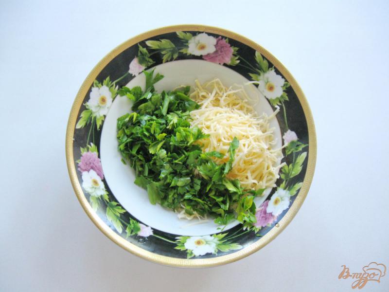 Фото приготовление рецепта: Зразы с сыром и зеленью шаг №2