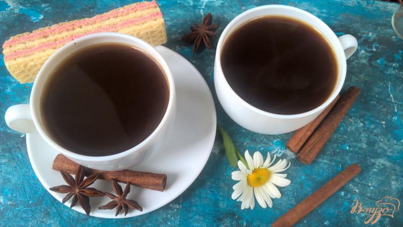 Фото приготовление рецепта: Кофе с какао и корицей шаг №5