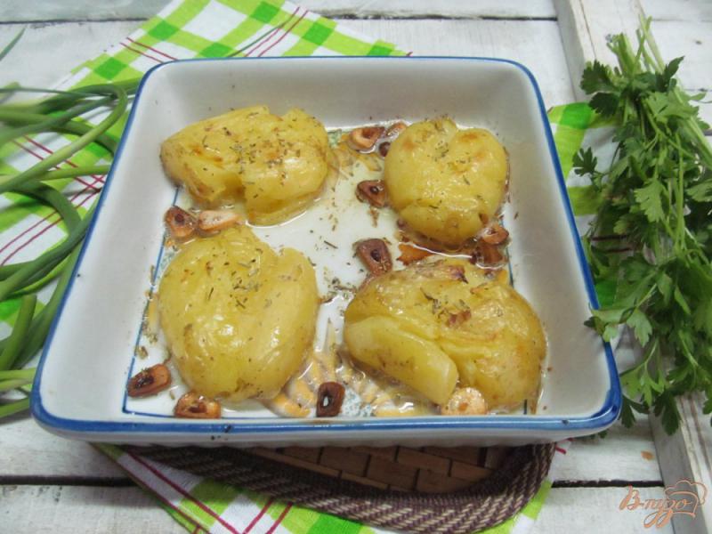 Фото приготовление рецепта: Запеченный картофель по-португальски шаг №4