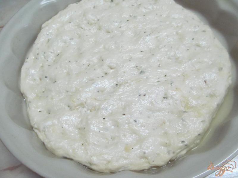 Фото приготовление рецепта: Фокачча с сыром тофу шаг №6