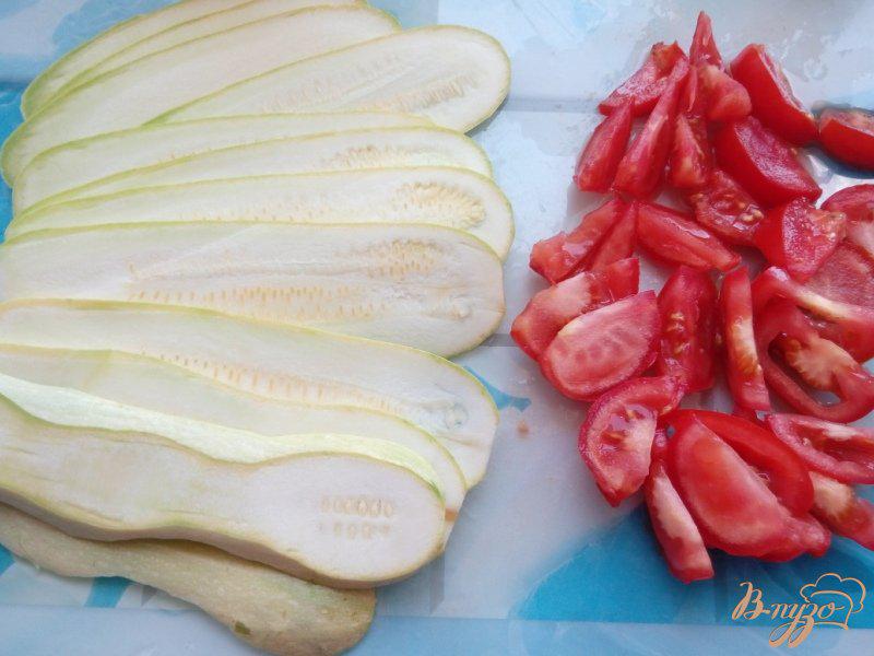 Фото приготовление рецепта: «Лазанья» из кабачков и курицы шаг №2