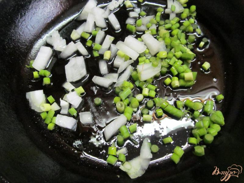 Фото приготовление рецепта: Овощные шашлычки на перловке шаг №4