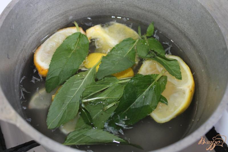 Фото приготовление рецепта: Лимонад с мятой и смородиной шаг №2