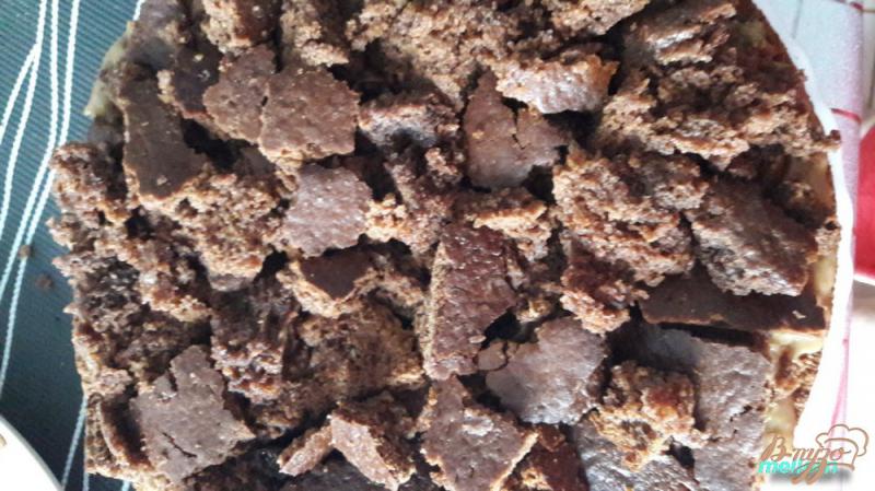 Фото приготовление рецепта: Торт шоколадно-кофейный с черносливом шаг №8