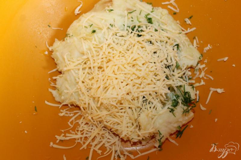 Фото приготовление рецепта: Картофельные крокеты с укропом и сыром шаг №2