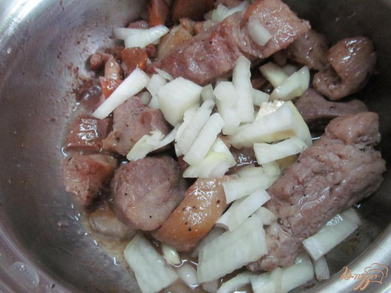 Фото приготовление рецепта: Рагу из свинины шаг №5