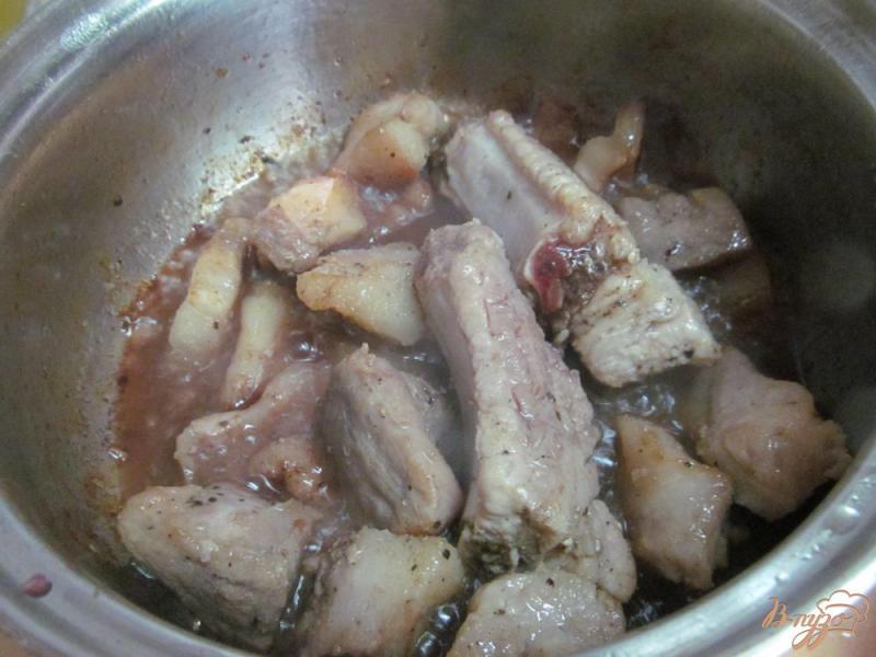 Фото приготовление рецепта: Рагу из свинины шаг №4