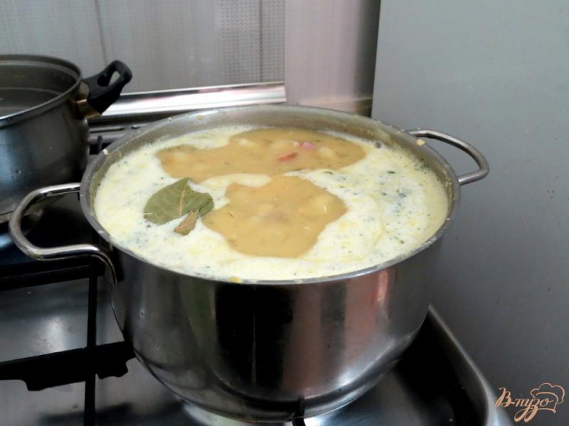 Фото приготовление рецепта: Гороховый суп с двумя видами гороха шаг №11