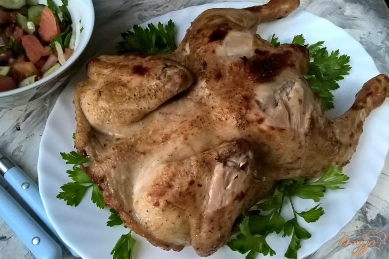 Фото приготовление рецепта: Курица запеченная в маринаде шаг №5