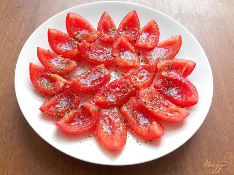 Фото приготовление рецепта: Вяленые помидоры быстрого приготовления в микроволновке шаг №4
