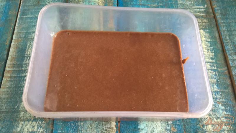 Фото приготовление рецепта: Шоколадно-кокосовое пирожное шаг №3