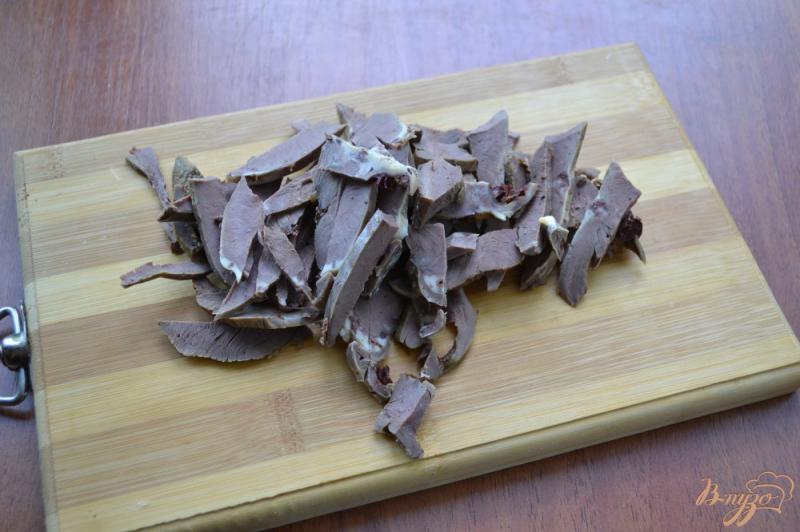 Фото приготовление рецепта: Острый овощной салат со свиным сердцем по-корейски шаг №1