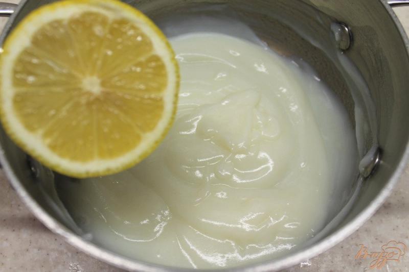 Фото приготовление рецепта: Лимонное мороженое шаг №5