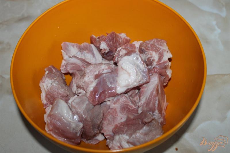 Фото приготовление рецепта: Свиной шашлык маринованный в темном пиве шаг №1