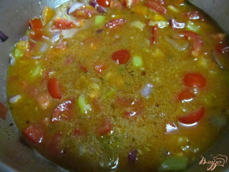 Фото приготовление рецепта: Острый мексиканский суп шаг №5
