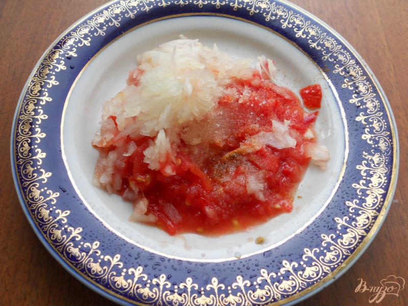 Фото приготовление рецепта: Телятина в томатно-луковом маринаде на пару шаг №2