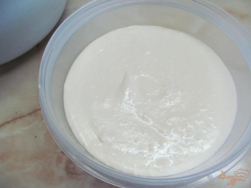 Фото приготовление рецепта: Творожное мороженое с ликером шаг №4
