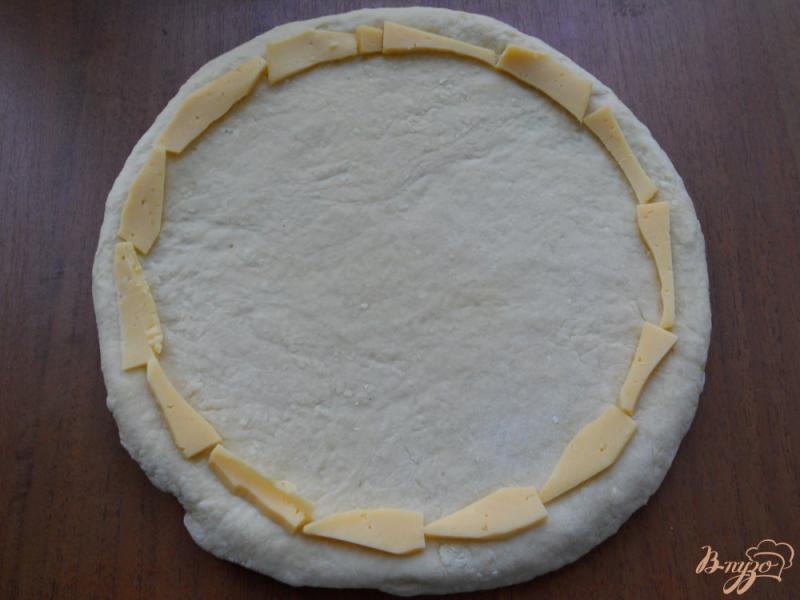Фото приготовление рецепта: Пицца бездрожжевая в микроволновке шаг №3