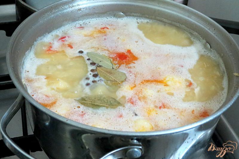 Фото приготовление рецепта: Суп с красной чечевицей шаг №10