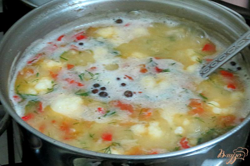 Фото приготовление рецепта: Суп с красной чечевицей шаг №11