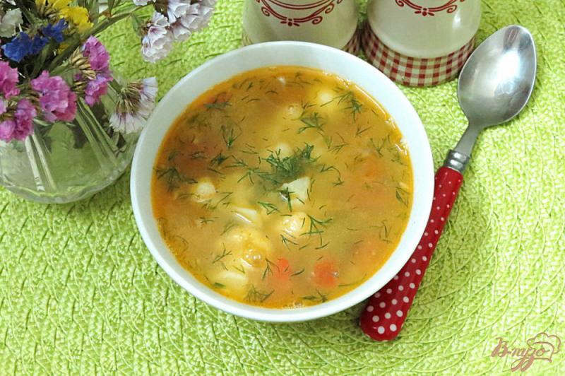 Фото приготовление рецепта: Суп с красной чечевицей шаг №13