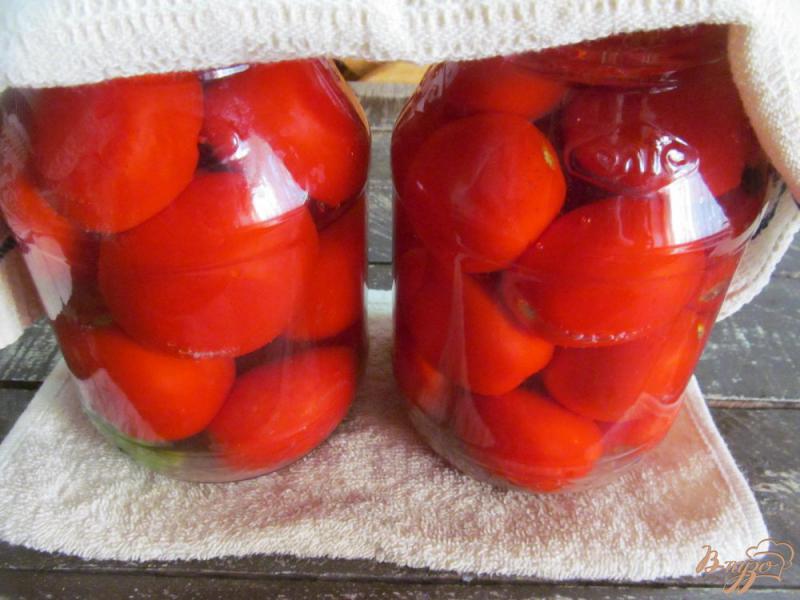 Фото приготовление рецепта: Остро-сладкие помидоры на зиму шаг №4