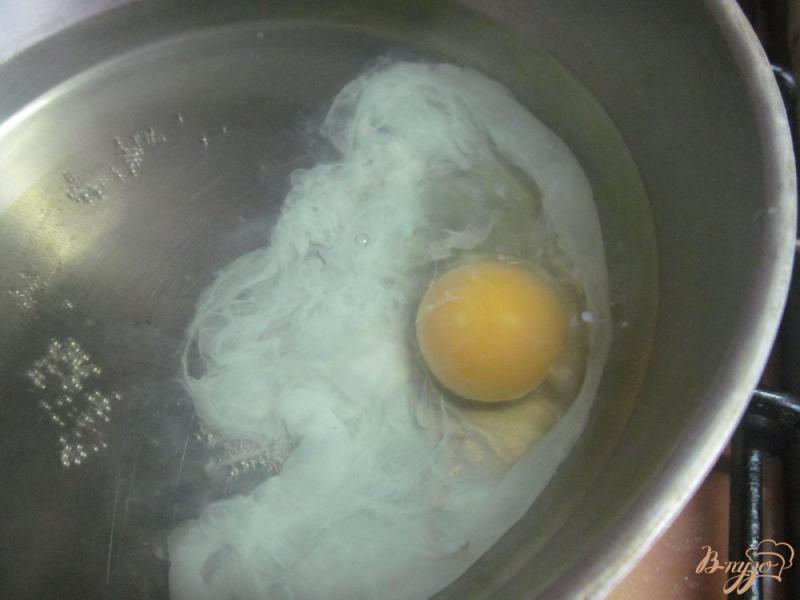 Фото приготовление рецепта: Тарталетки с фасолью и яйцом пашот шаг №5