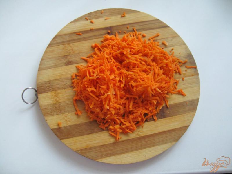 Фото приготовление рецепта: Салат из баклажанов с морковью и луком шаг №3