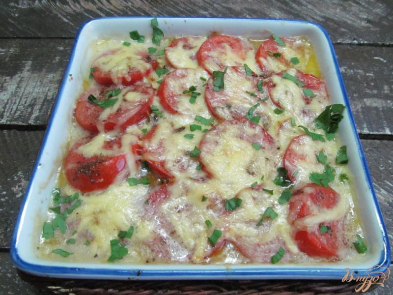 Фото приготовление рецепта: Запеченные овощи в соусе бешамель шаг №7