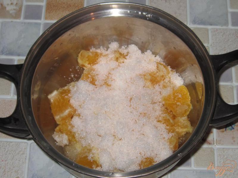 Фото приготовление рецепта: Желе молочно-апельсиновое шаг №2