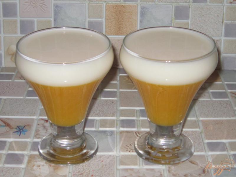 Фото приготовление рецепта: Желе молочно-апельсиновое шаг №8