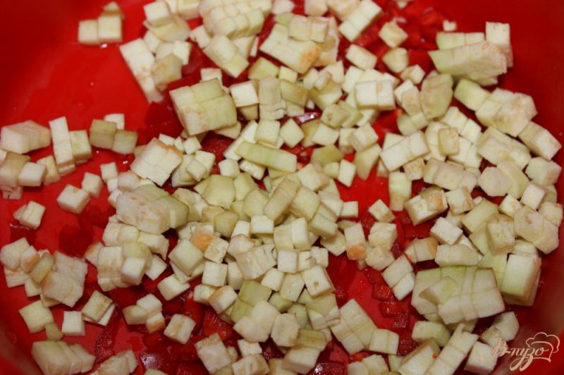 Фото приготовление рецепта: Овощной микс с вешенками в заморозку на зиму шаг №3