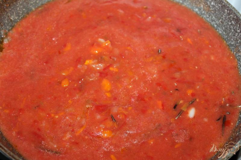Фото приготовление рецепта: Томатный соус из помидоров с чили шаг №5