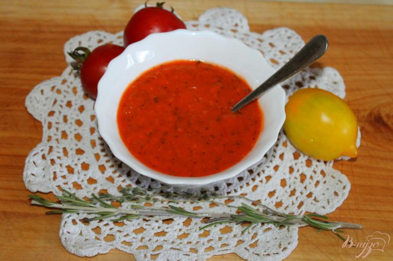 Фото приготовление рецепта: Томатный соус из помидоров с чили шаг №8