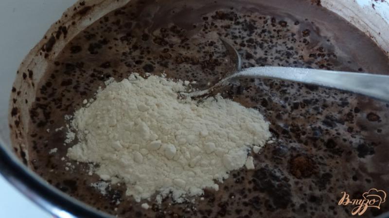 Фото приготовление рецепта: Шоколадный крем с творогом шаг №3