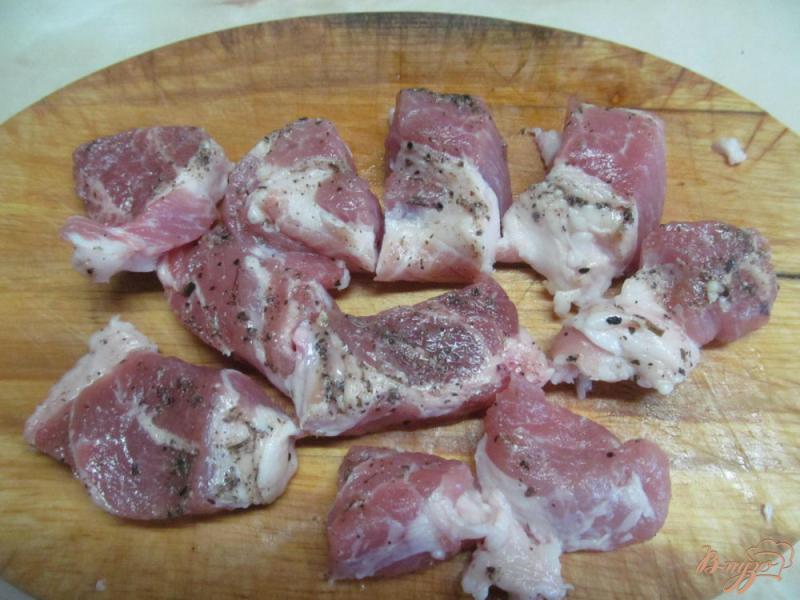 Фото приготовление рецепта: Рагу из свинины с овощами и чечевицей шаг №1