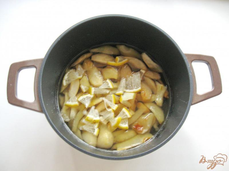 Фото приготовление рецепта: Варенье из груш с лимоном шаг №6