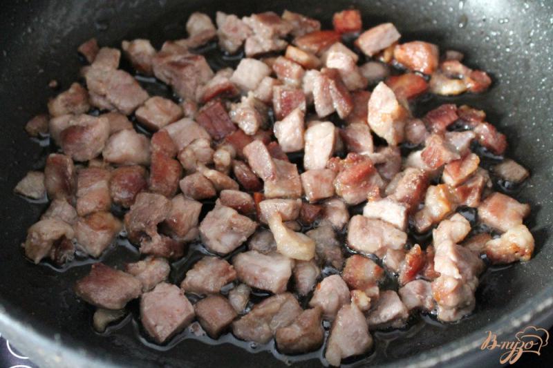 Фото приготовление рецепта: Рис со свининой и перцем ротонда шаг №1