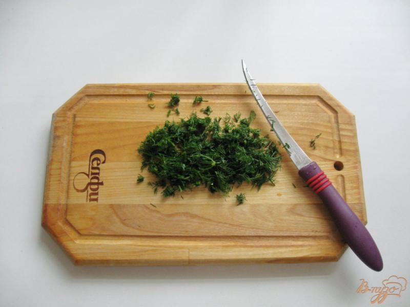 Фото приготовление рецепта: Салат с зелеными помидорами и перцем на зиму шаг №3