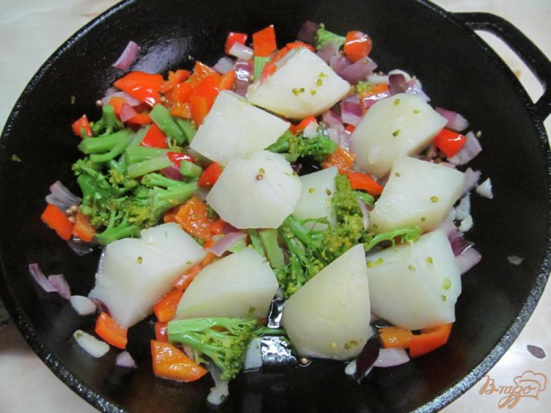 Фото приготовление рецепта: Овощное рагу диетическое шаг №4