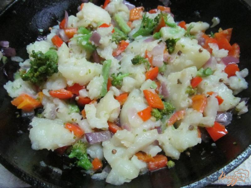 Фото приготовление рецепта: Овощное рагу диетическое шаг №6