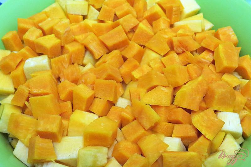 Фото приготовление рецепта: Варенье из тыквы с апельсиновым желе шаг №2