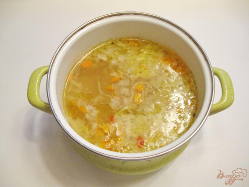 Фото приготовление рецепта: Овощной суп со шпинатом шаг №4