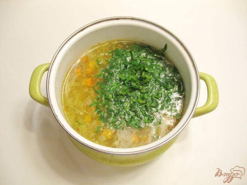 Фото приготовление рецепта: Овощной суп со шпинатом шаг №5