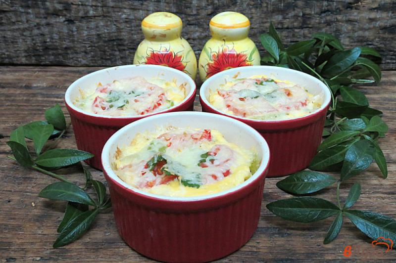 Фото приготовление рецепта: Запеканка из цветной капусты с сыром моцарелла шаг №12