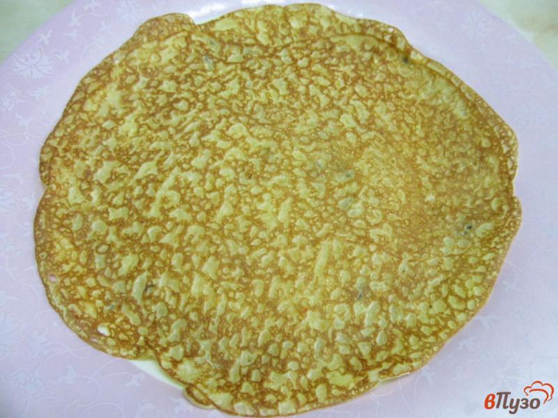 Фото приготовление рецепта: Острые блины на молоке с китайской начинкой шаг №3