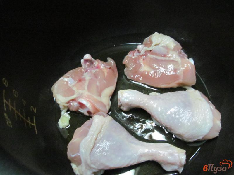 Фото приготовление рецепта: Овощной рагу с курицей в мультиварке шаг №1