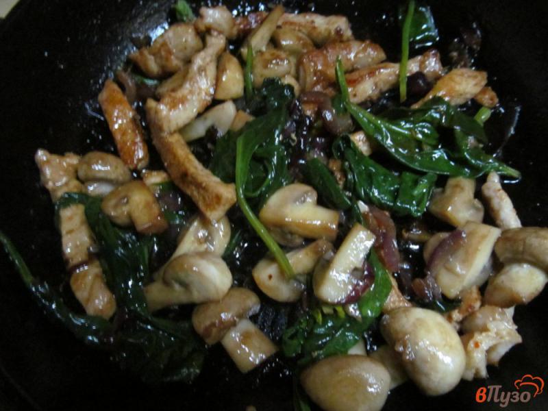 Фото приготовление рецепта: Лапша со свининой по китайски шаг №4