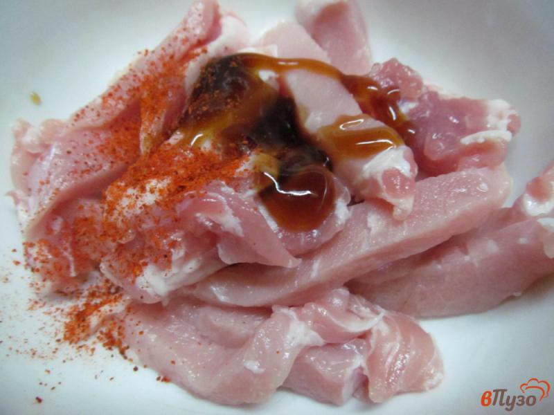 Фото приготовление рецепта: Лапша со свининой по китайски шаг №1
